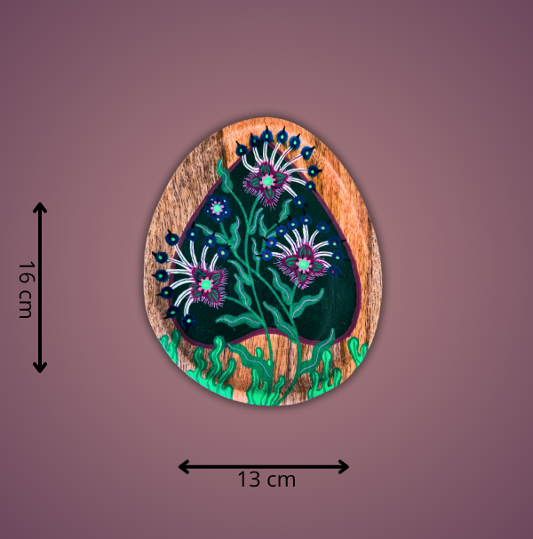 Mini plateaux en bois de manguier